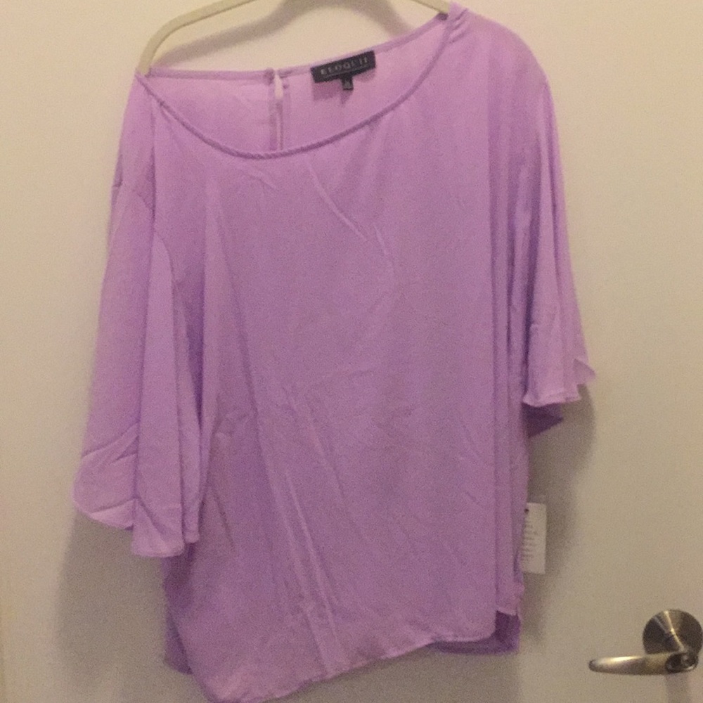 NWT light purple Eloquii blouse